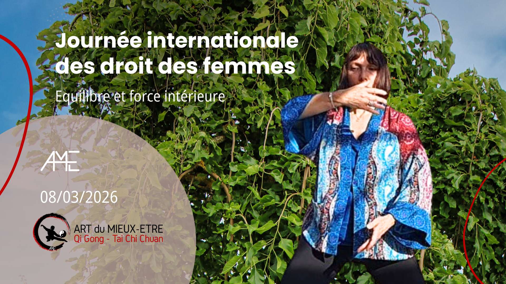 Journée internationale des droits des femmes : Qi Gong et Tai Chi pour équilibre et force intérieure