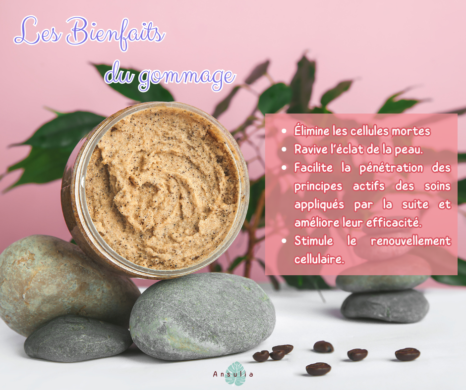 Ansulia Massage et Soins corps Perpignan : Les bienfaits de : Zoom sur les soins à retrouver au Salon 
Le gommage
