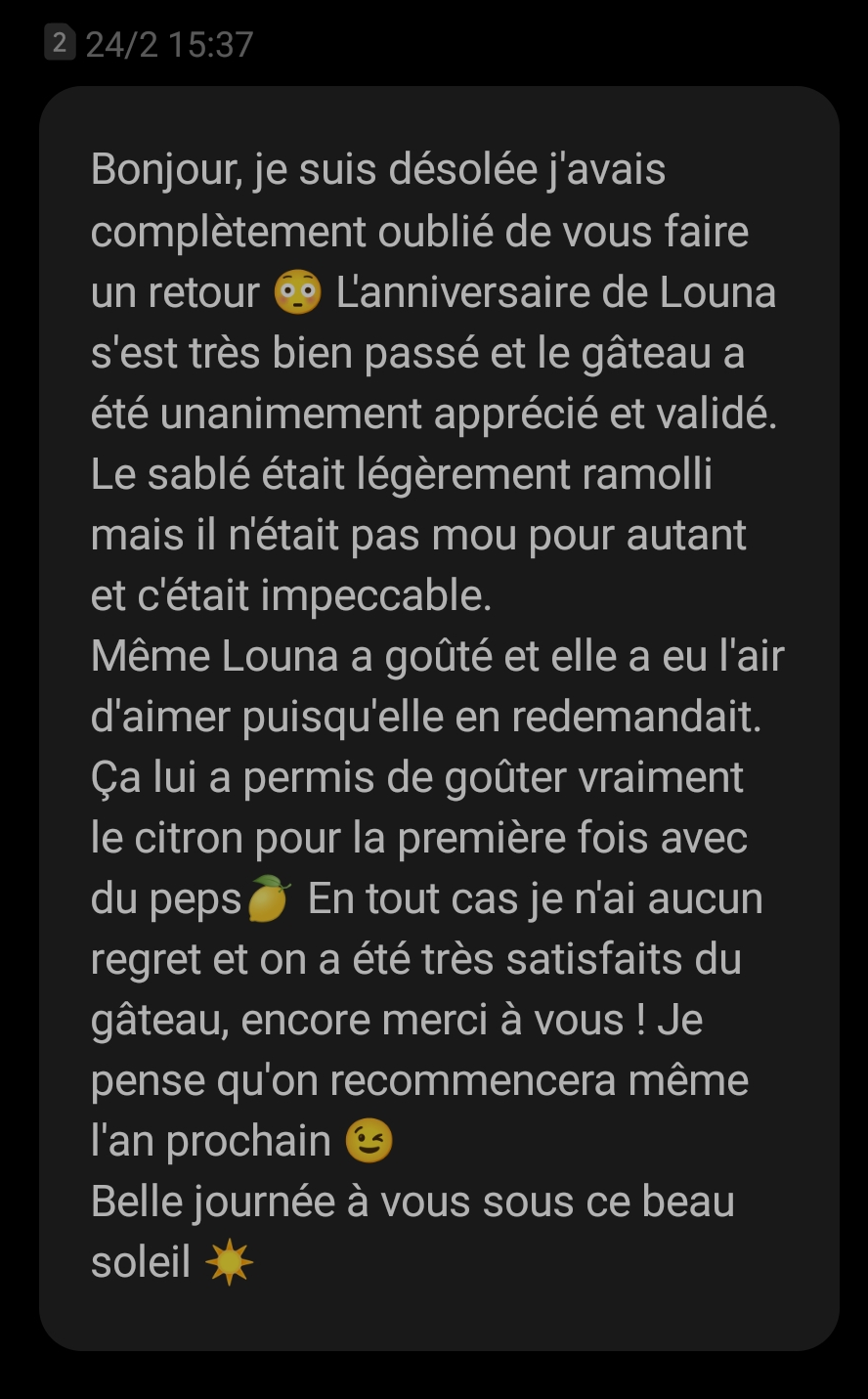 Retour deborah numbercake