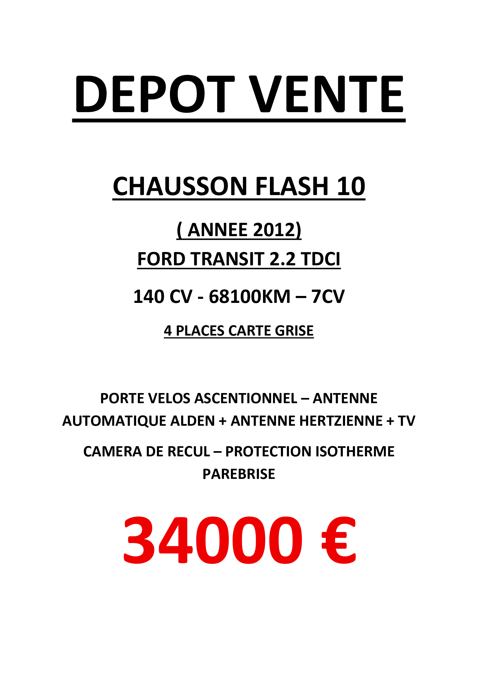 Depot vente 1 model lelievre