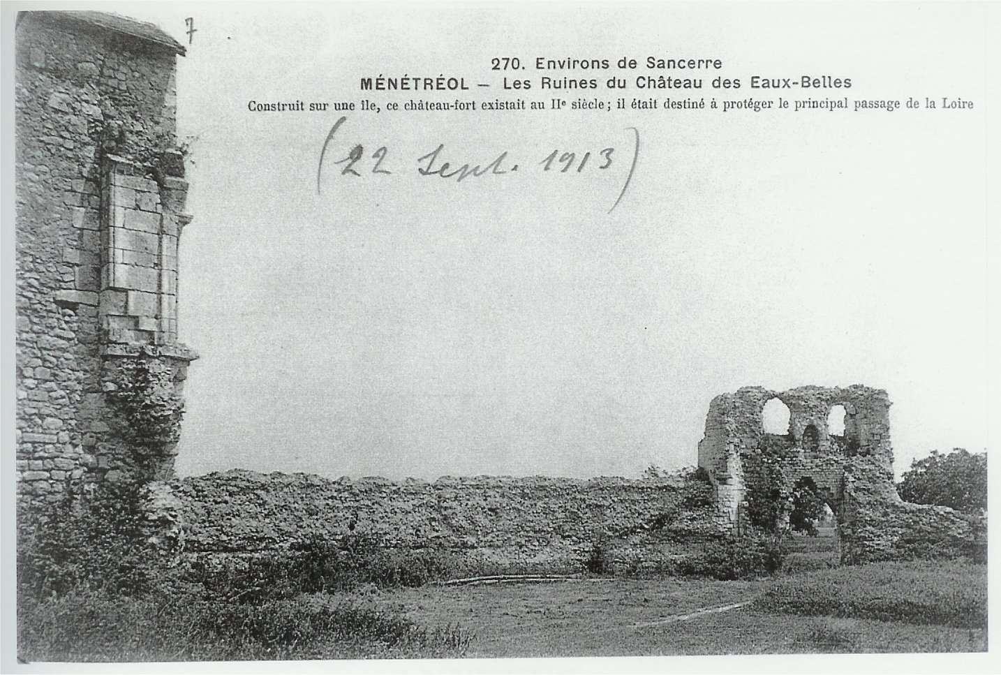 136 3 carte postale 270 cour 22091913