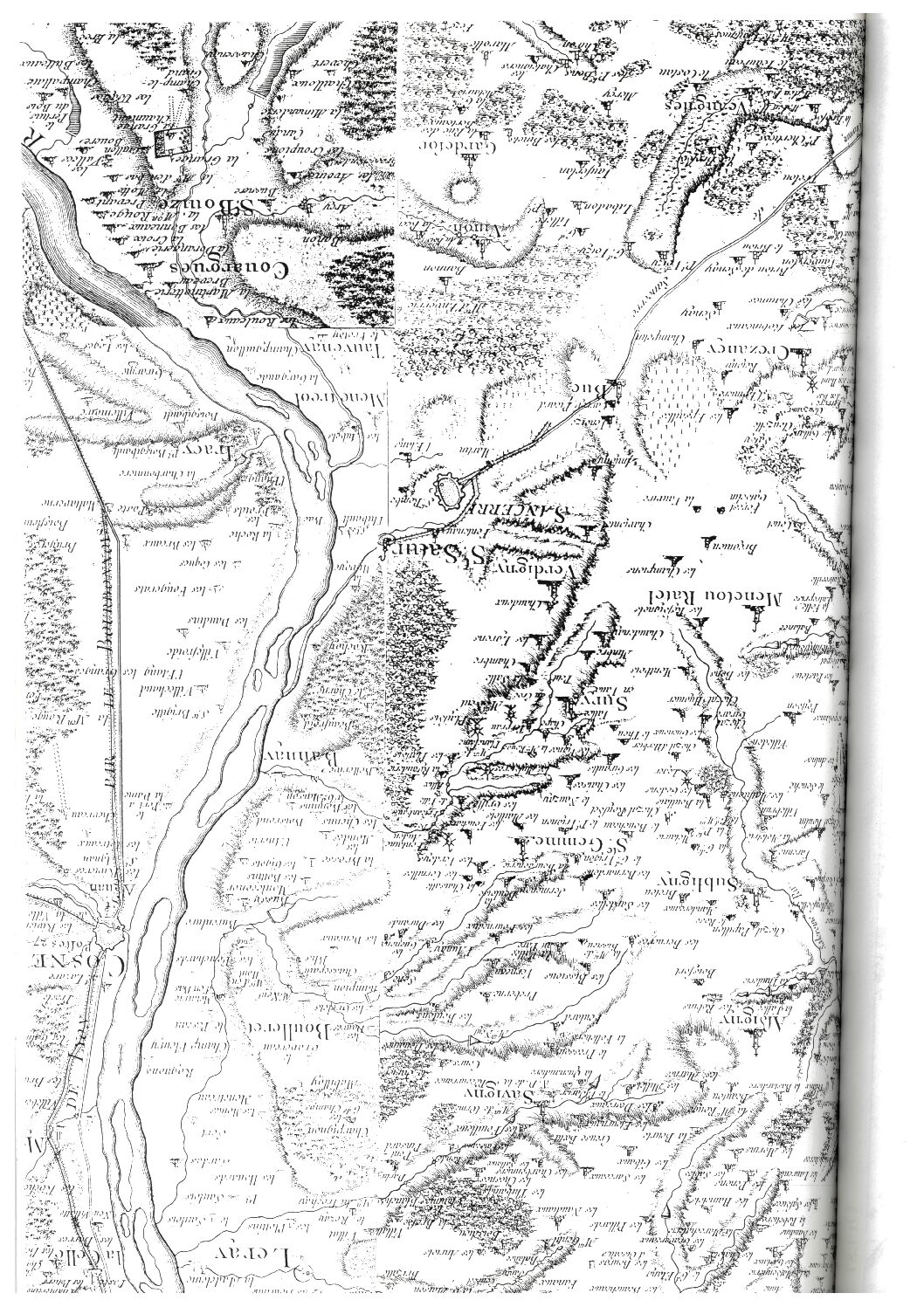 Aubelles recherches carte ancienne