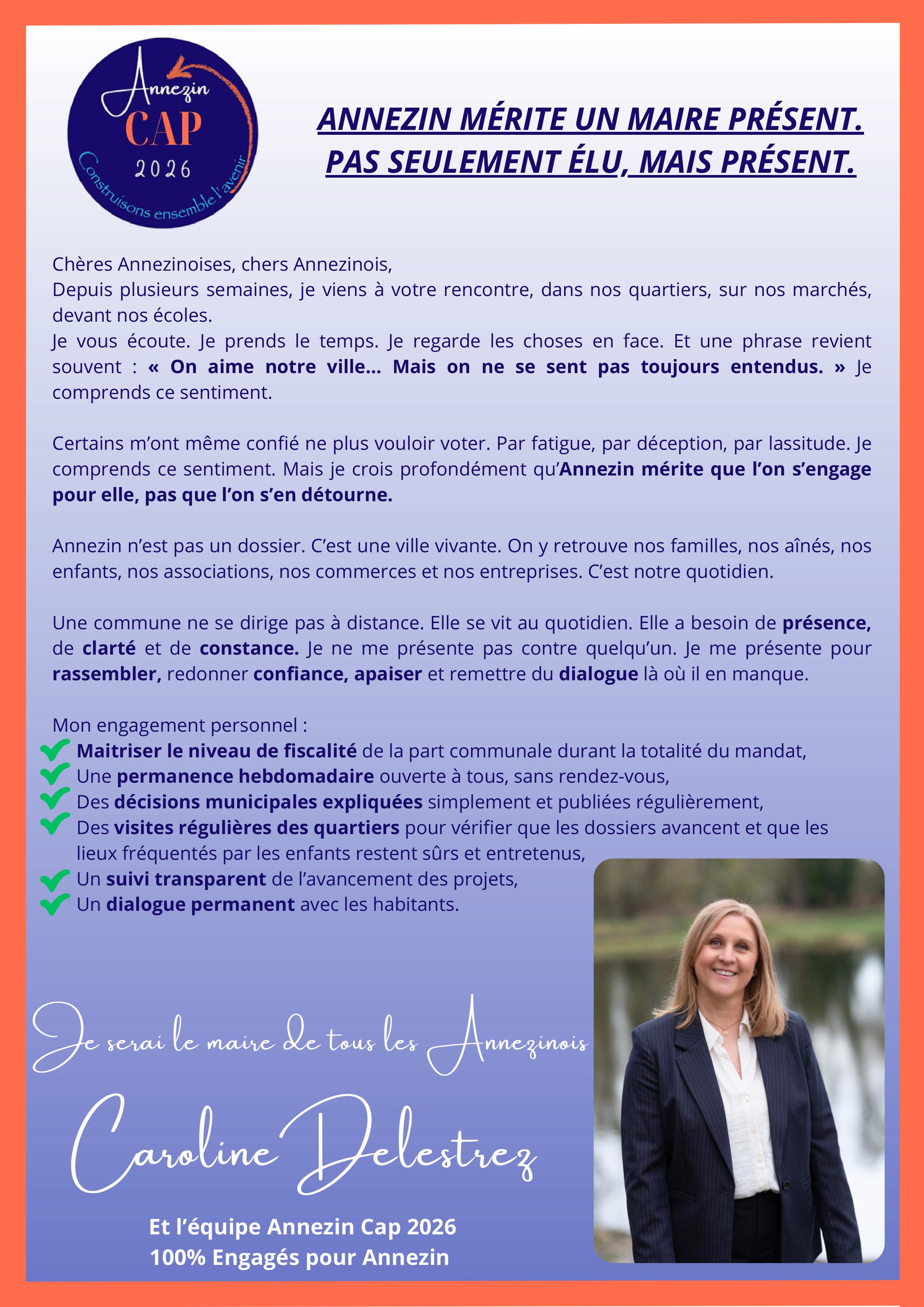Dernier tract pour clôturer la campagne !