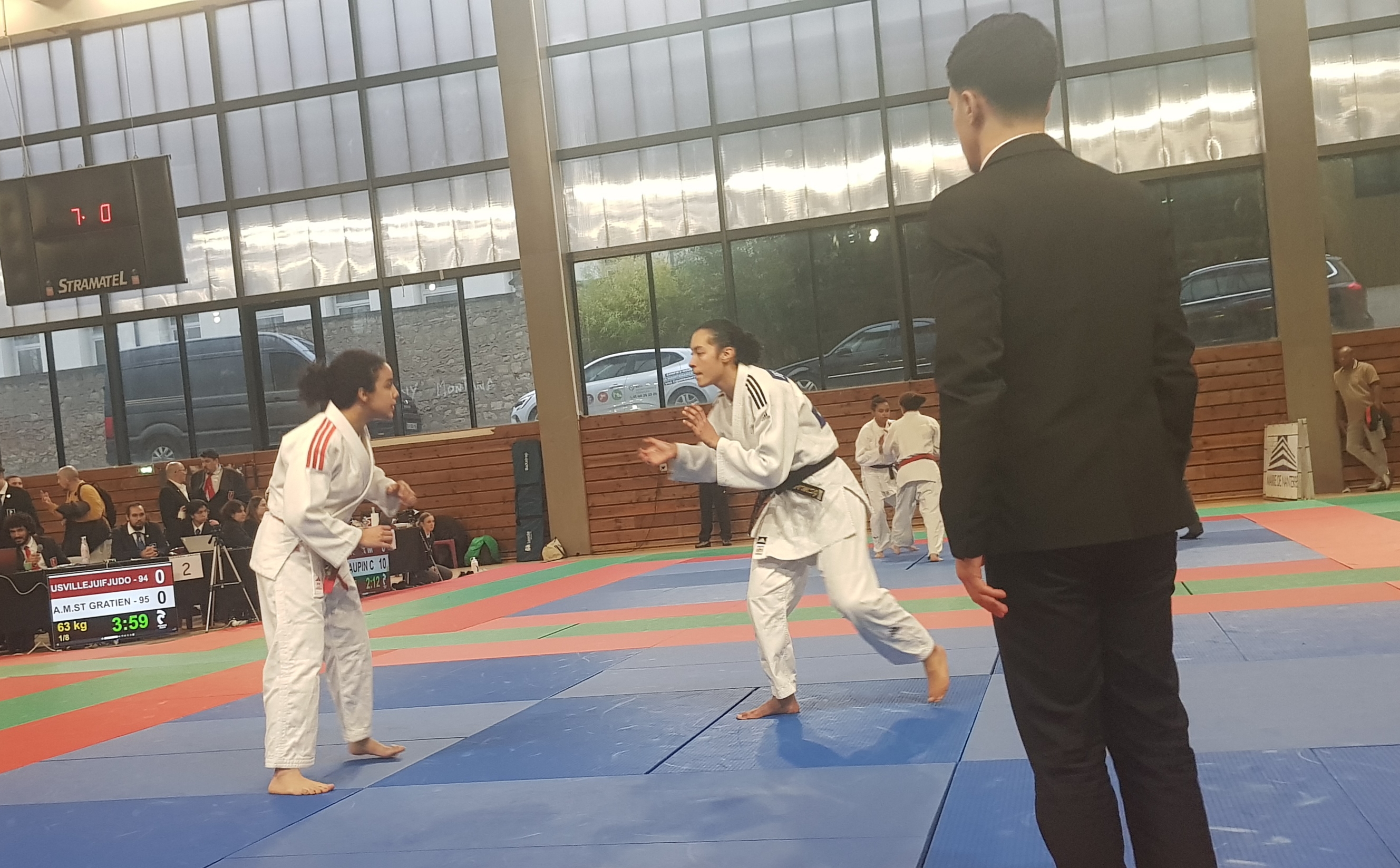 Trois judokas aux Ile-de-France