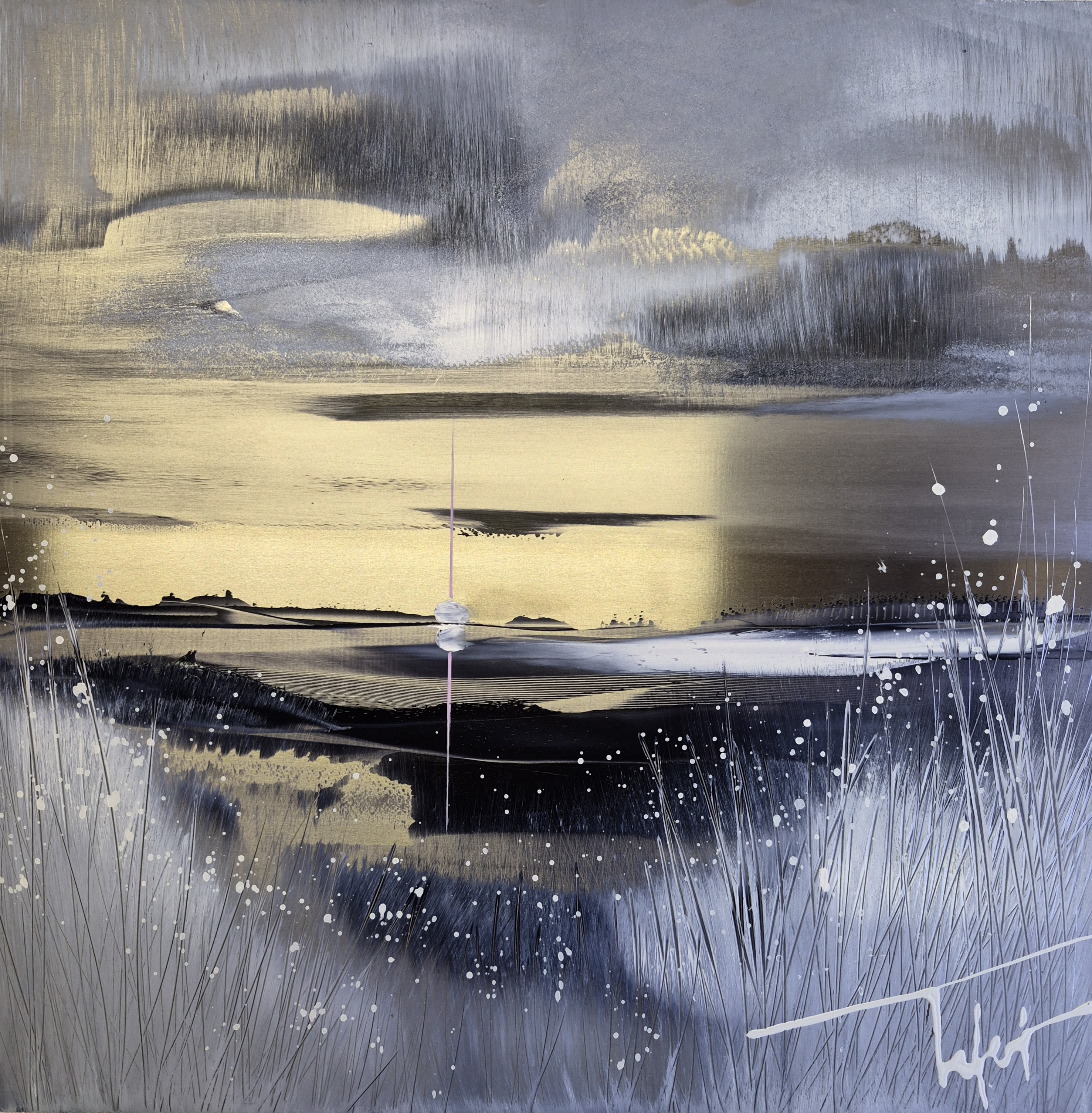 Paradis blanc 2026 metal 40x40