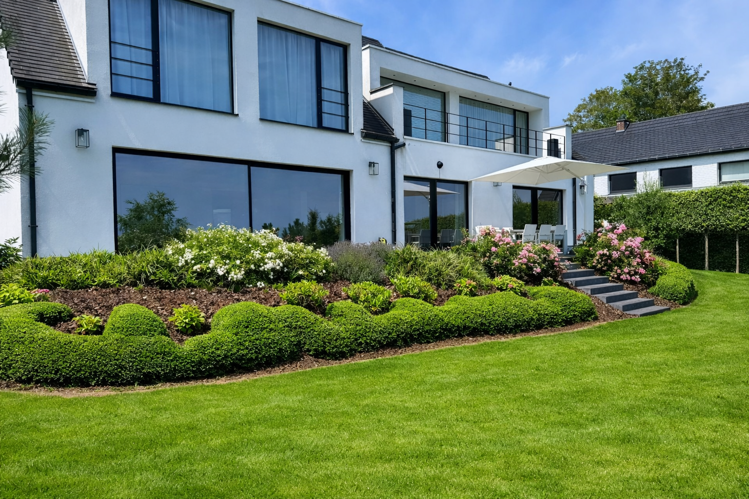 jardin, taille, plantes