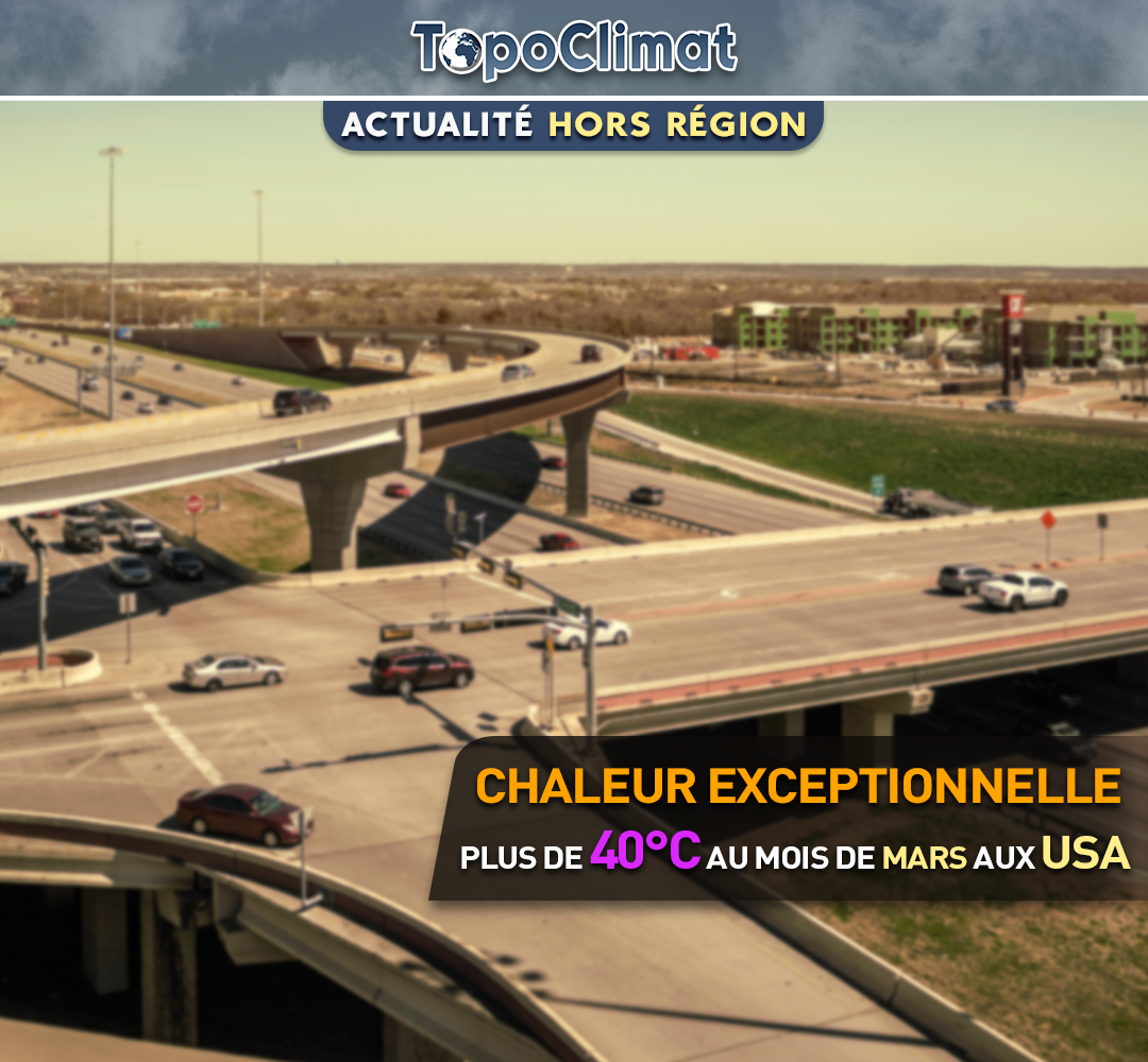 États-Unis : chaleur exceptionnelle avec des températures records attendues.