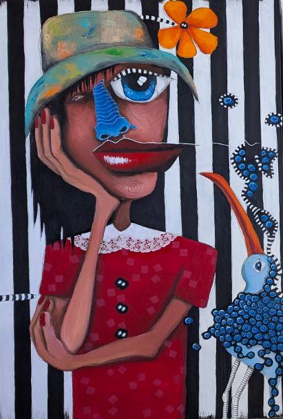 Bellone dubitative acrylique 80 100