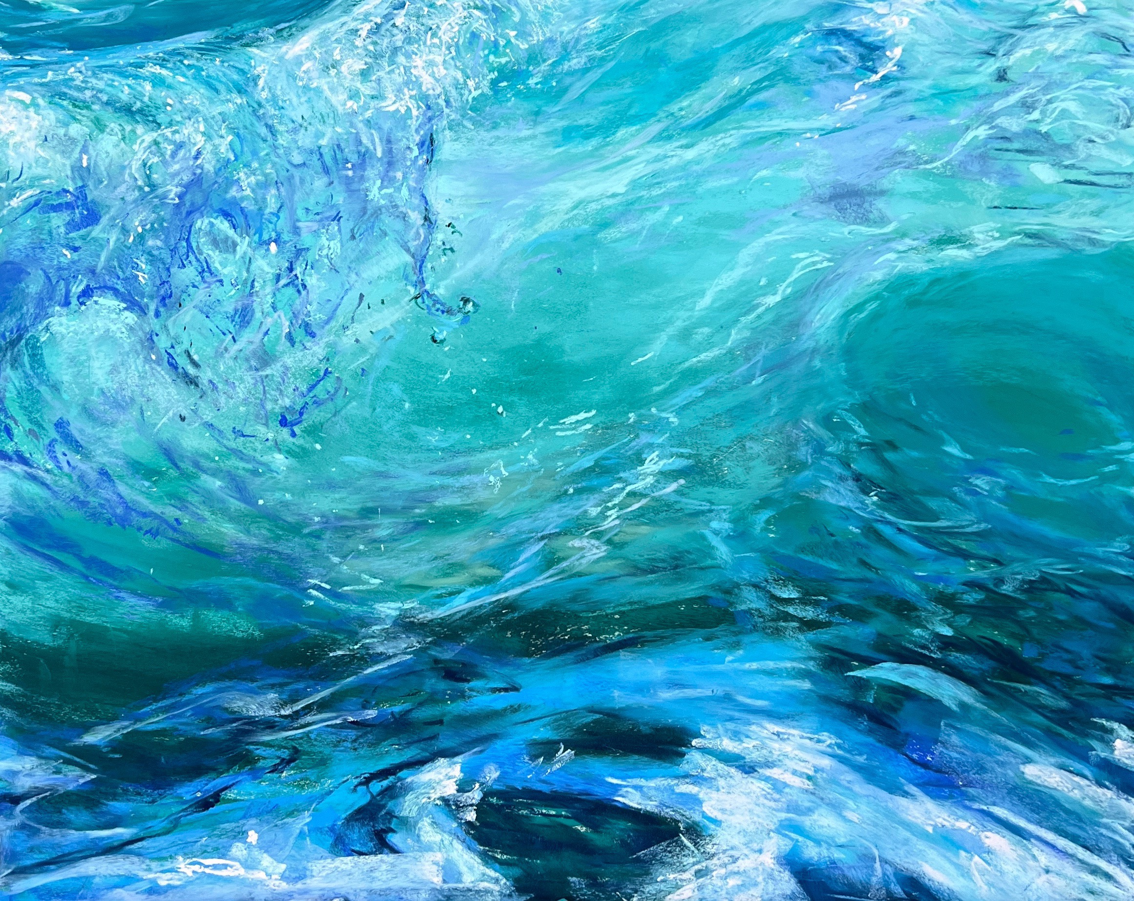 Immersion ii pastel 40x50cm 2024