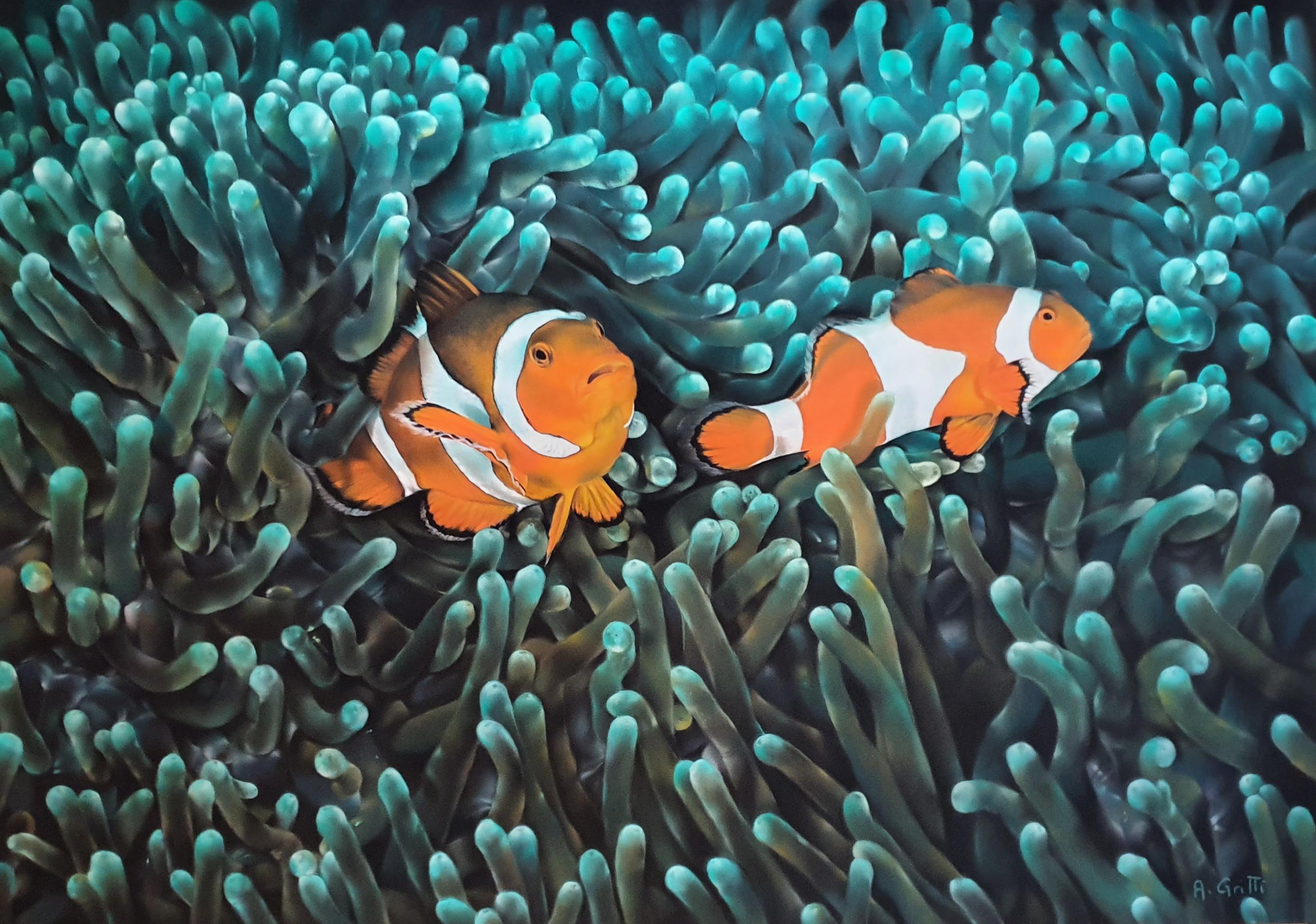 Audrey gritti poisson clown n 2 85x115cm