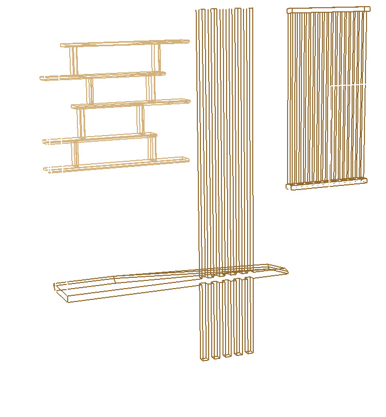Atelier topobois bibliotheque claustrat console