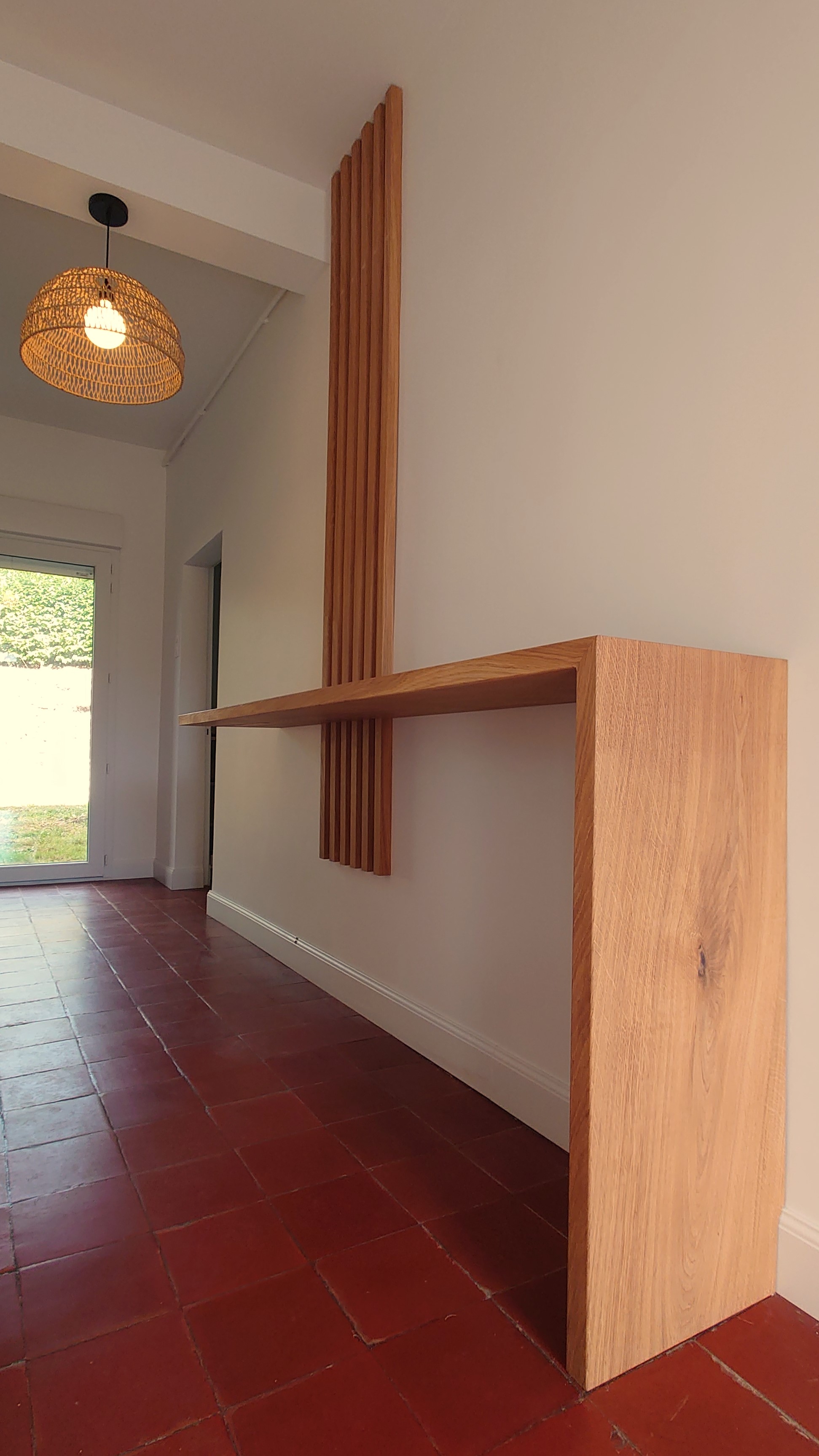 Atelier topobois claustrat mural console repliee