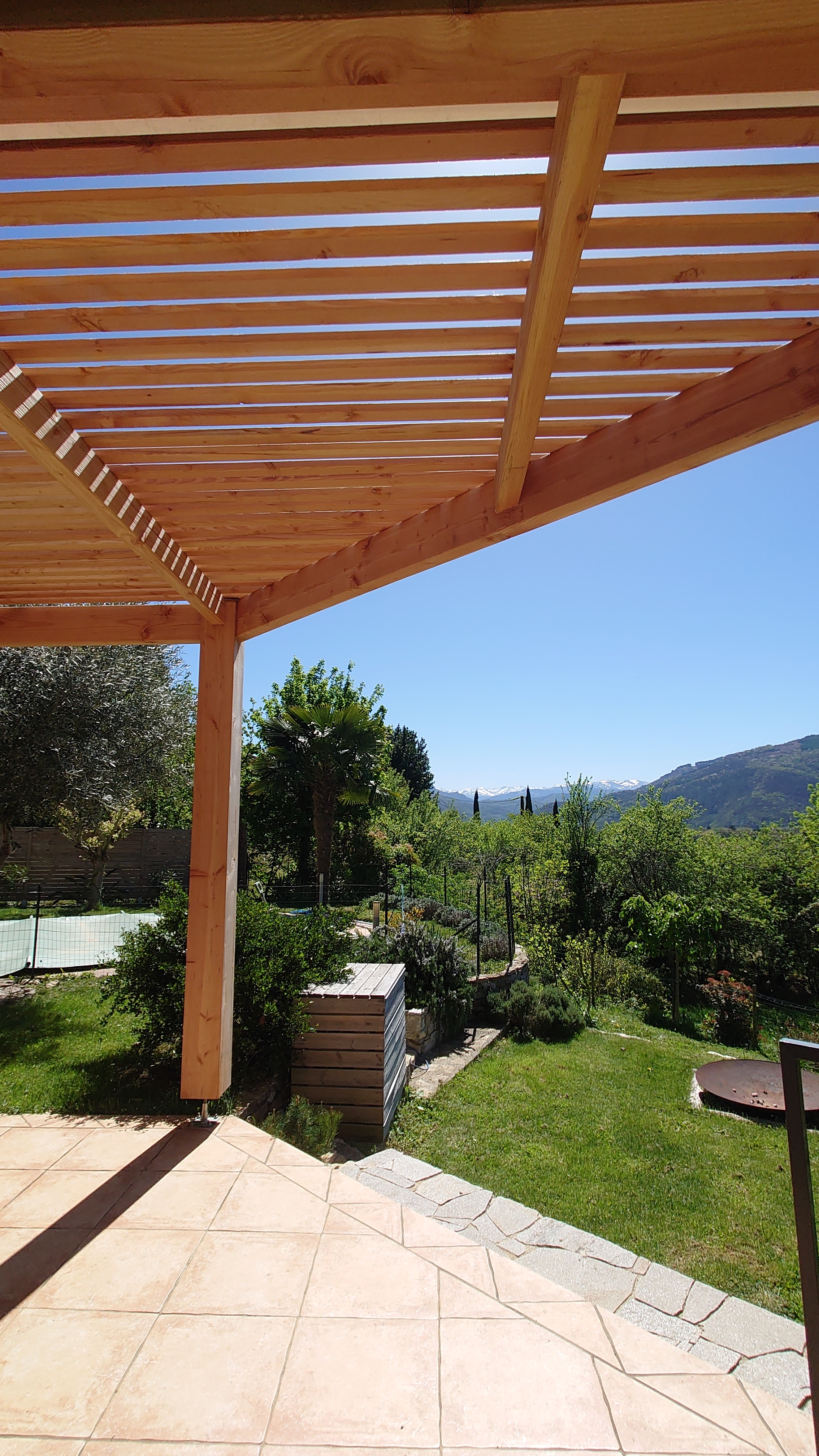 Atelier topobois claire voie patio