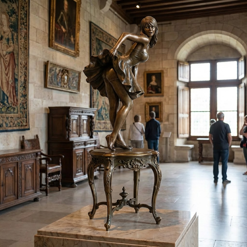 Serre situation dans un chateau