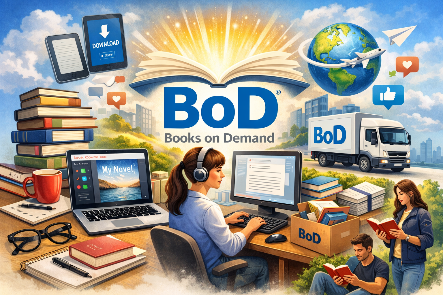 BOD : De l'écriture à la publication : mon choix Books on Demand