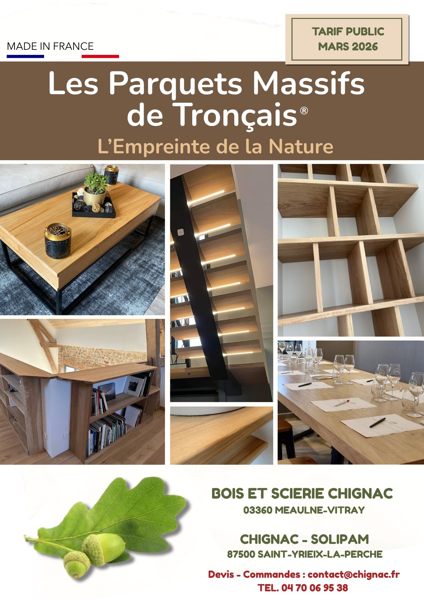 BROCHURE CHIGNAC PANNEAUX 