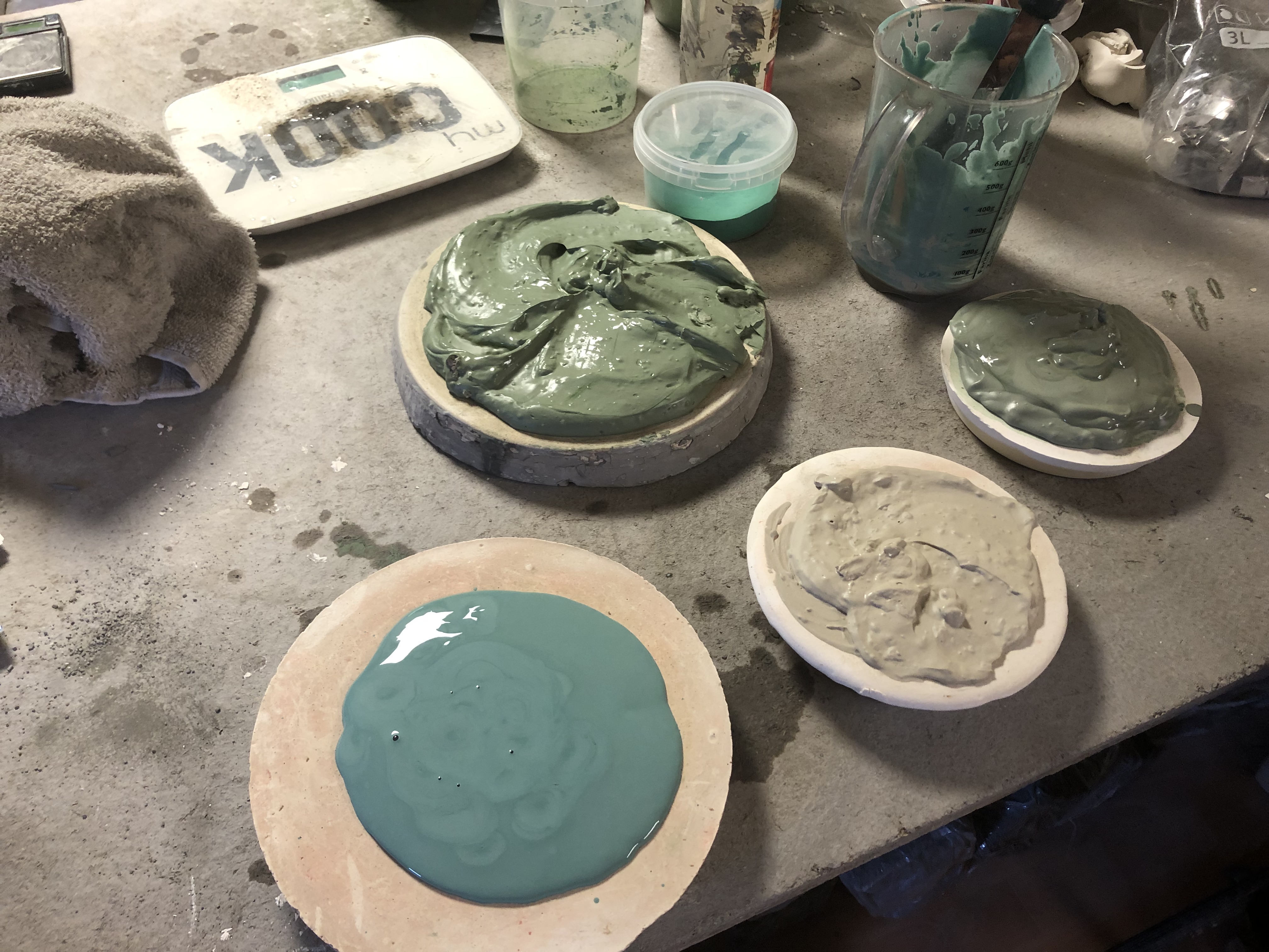 Coloration masse gres bleu lechantdelemail