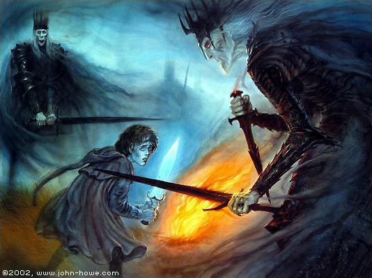 John howe   against the shadow