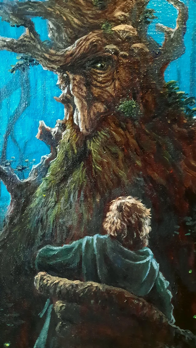 Tree i am no tree i am an ent my new oil painting of v0 f37mxj46az0c1