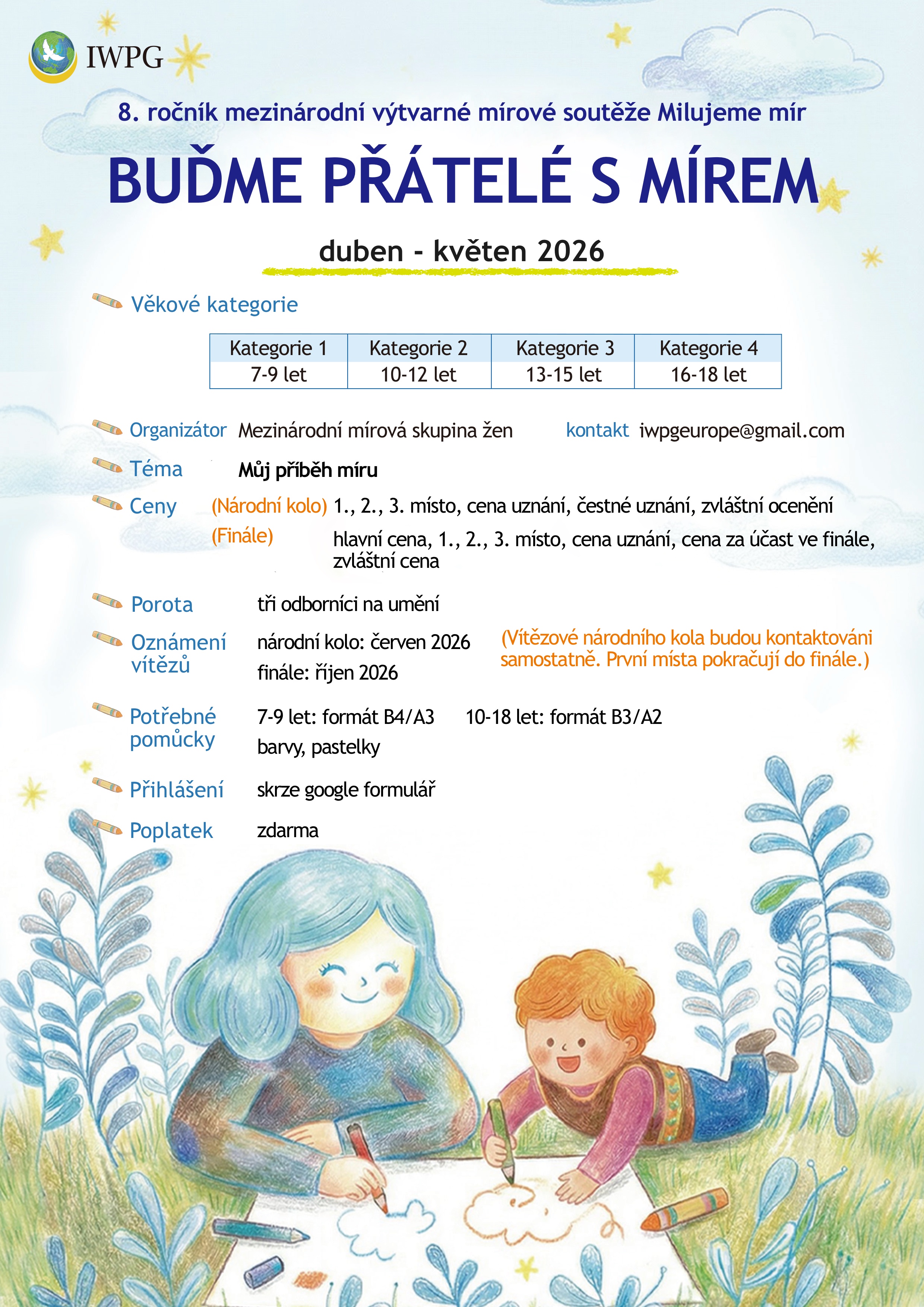 Mezinarodni mirova vytvarna soutez 2026