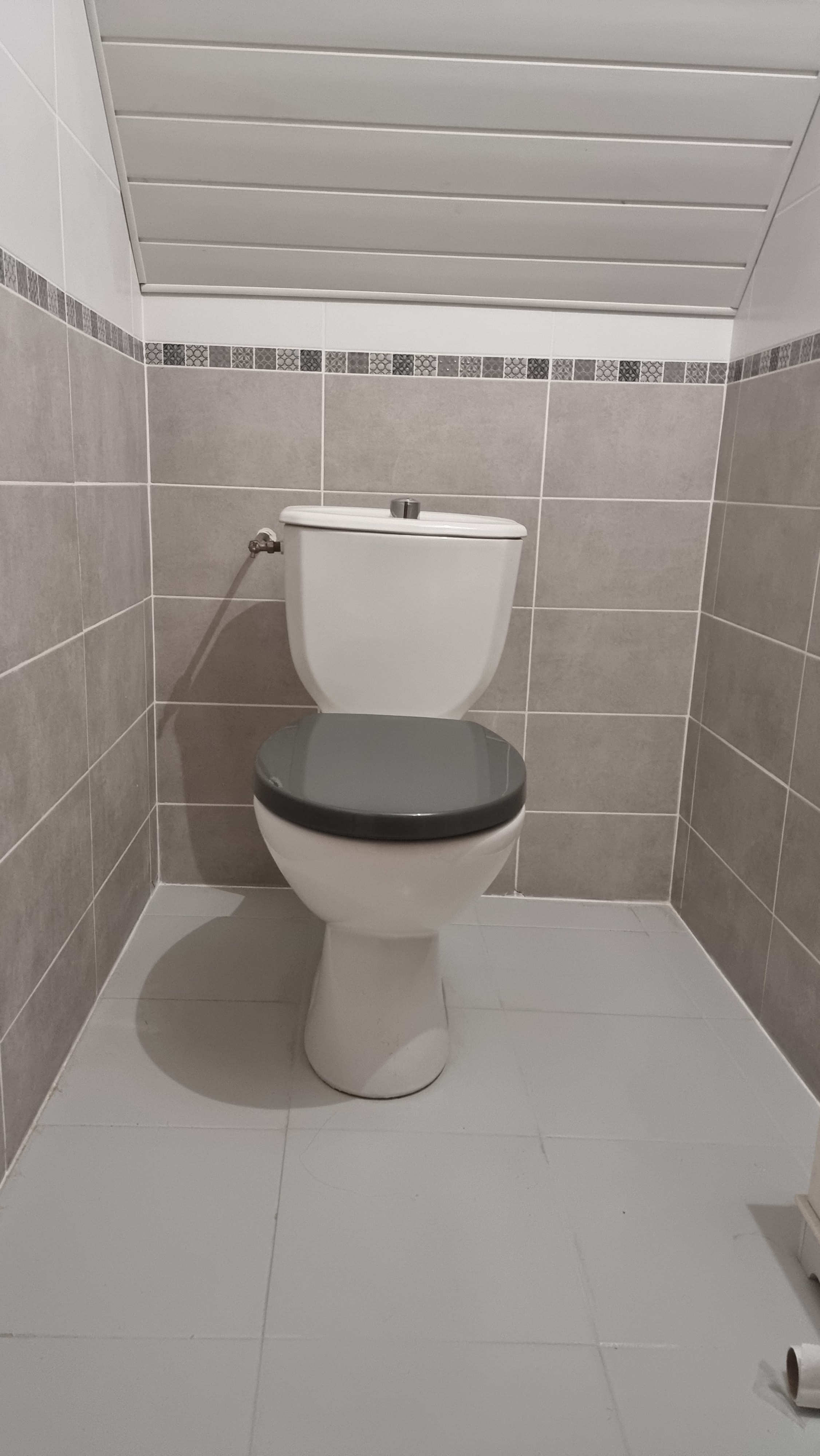 Rénovation de wc ou wc suspendu. 
Pose carrelage, faïence et joints. 
Plombier Gavrus.