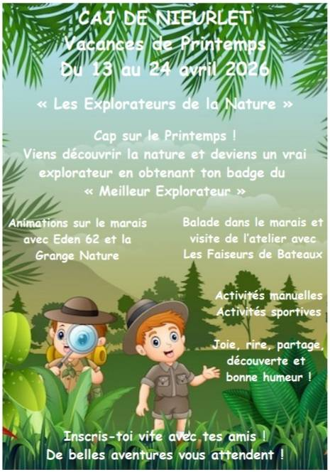 Caj vacances printemps