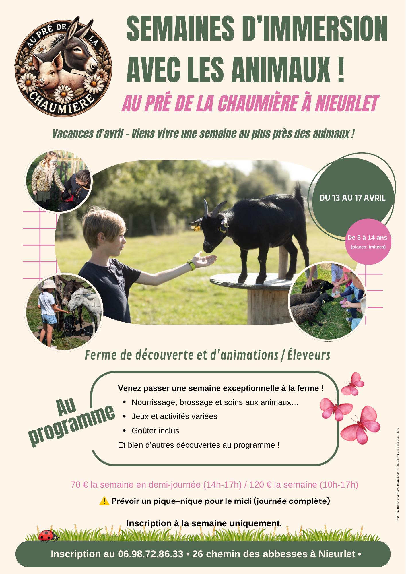 Immersion chaumiere paque 2026