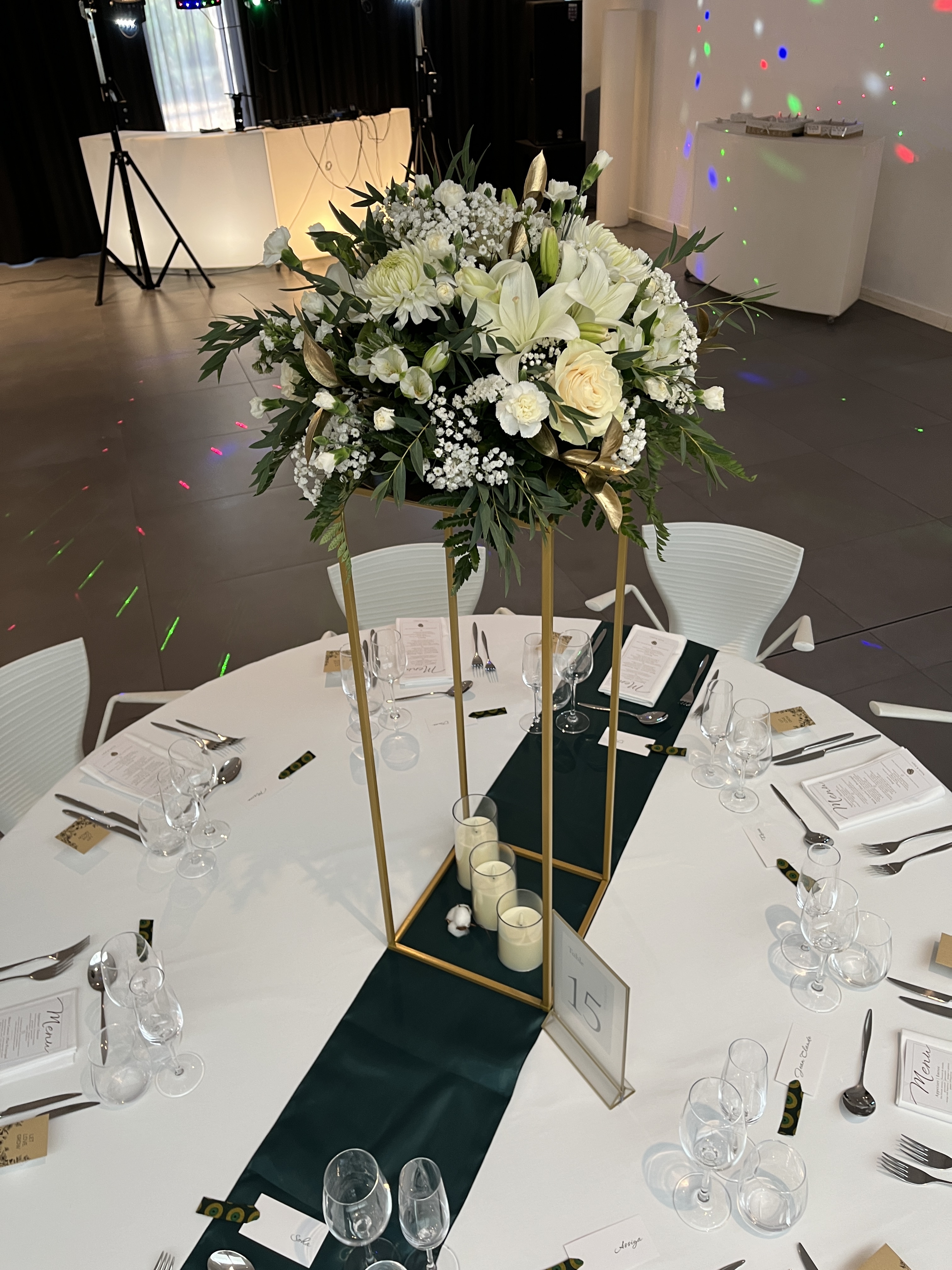 Centre de table structure