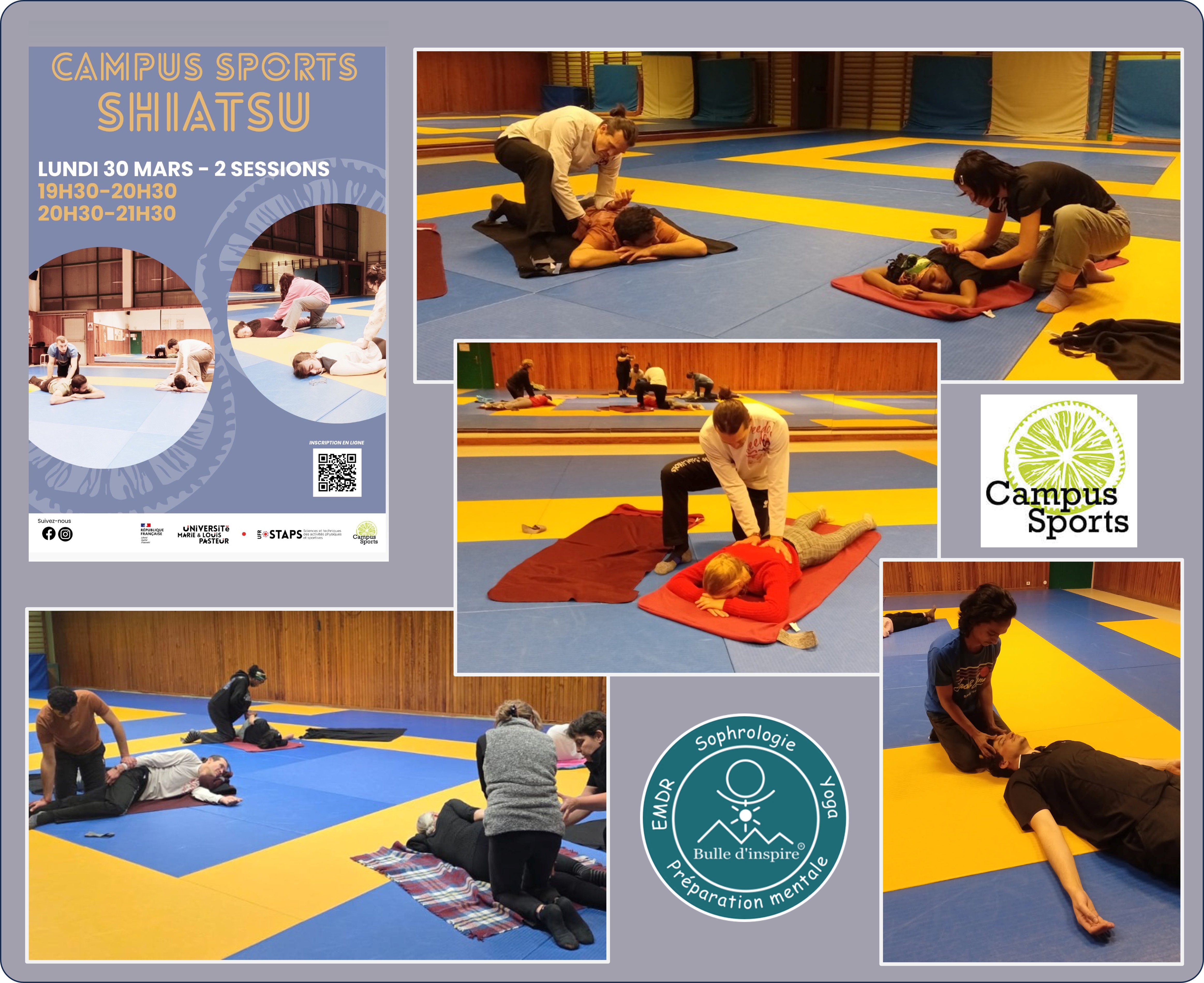 Campus sport et bulle d inspire shiatsu 31 03 26