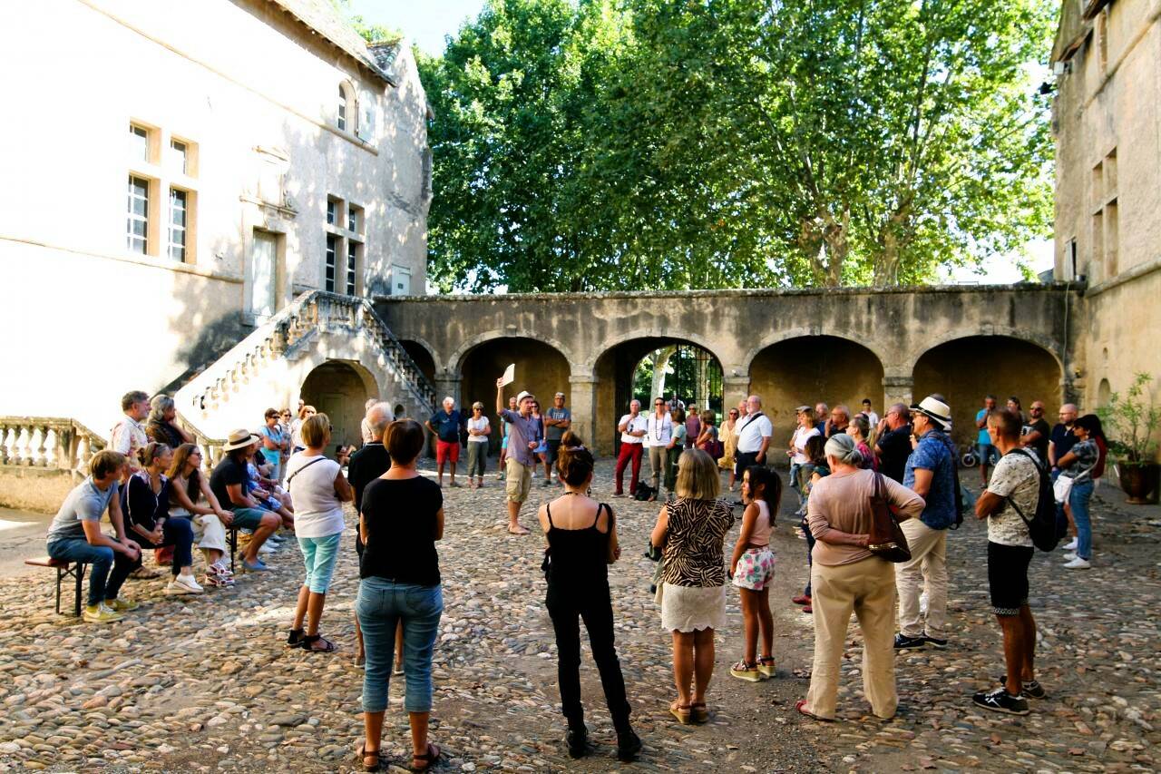 Visite du chateau de perdiguier