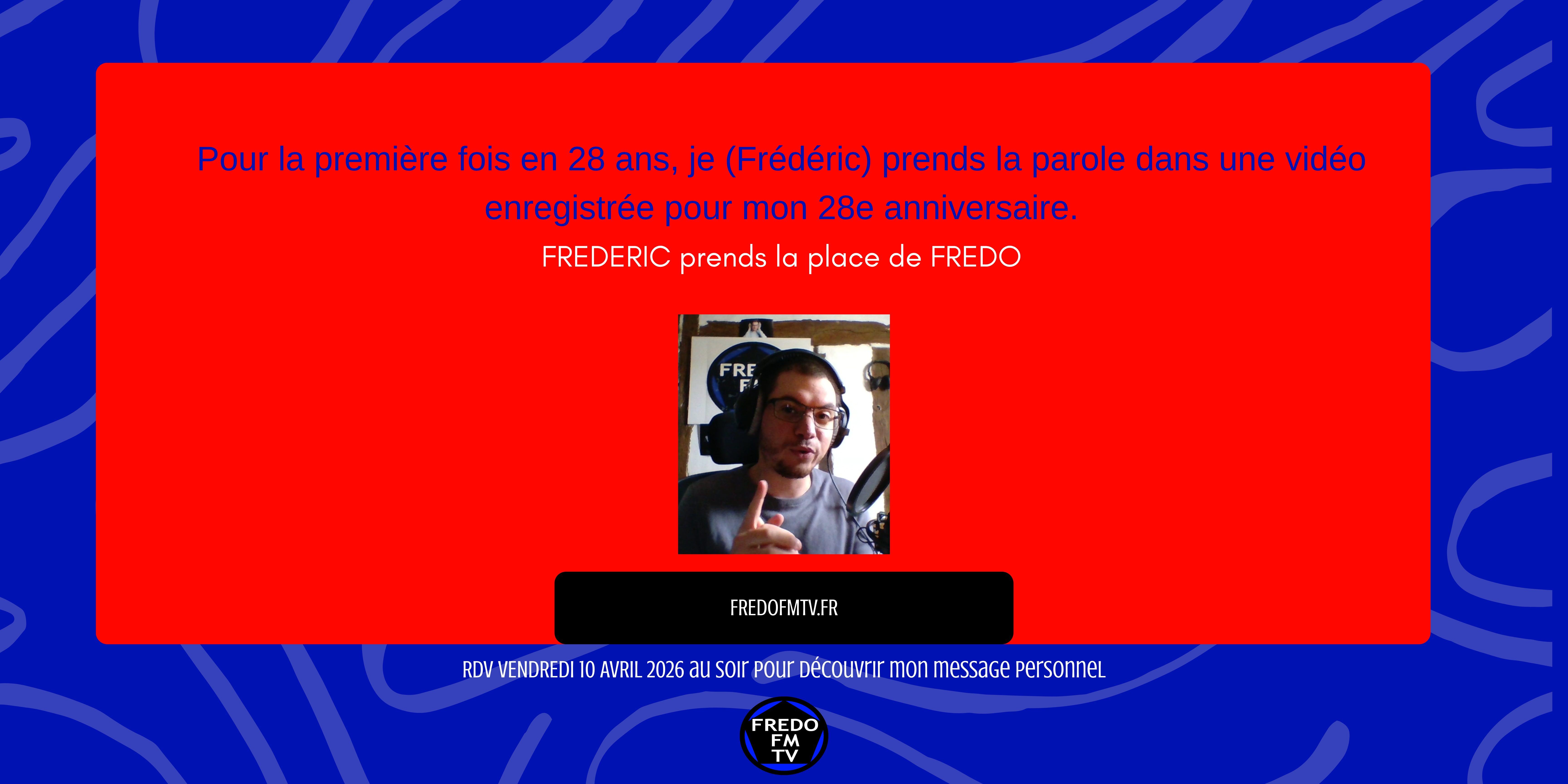 Frédéric prends la place de Frédo