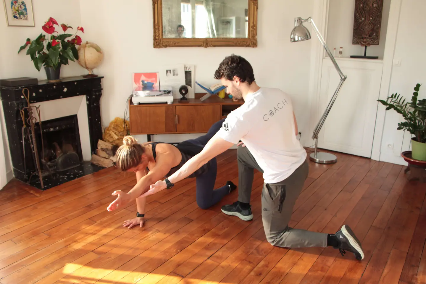 Coach sportif Paris 15 correction posturale séance à domicile