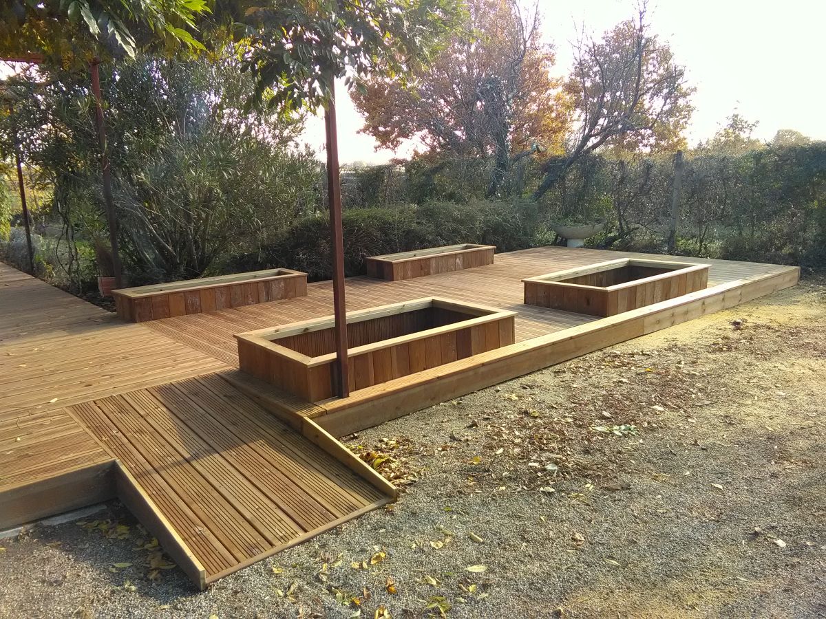 Terrasse bois meauzac