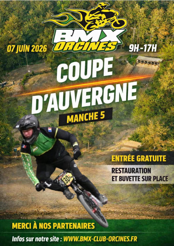 5EME MANCHE DE LA COUPE D'AUVERGNE ORCINES 07 JUIN 2026