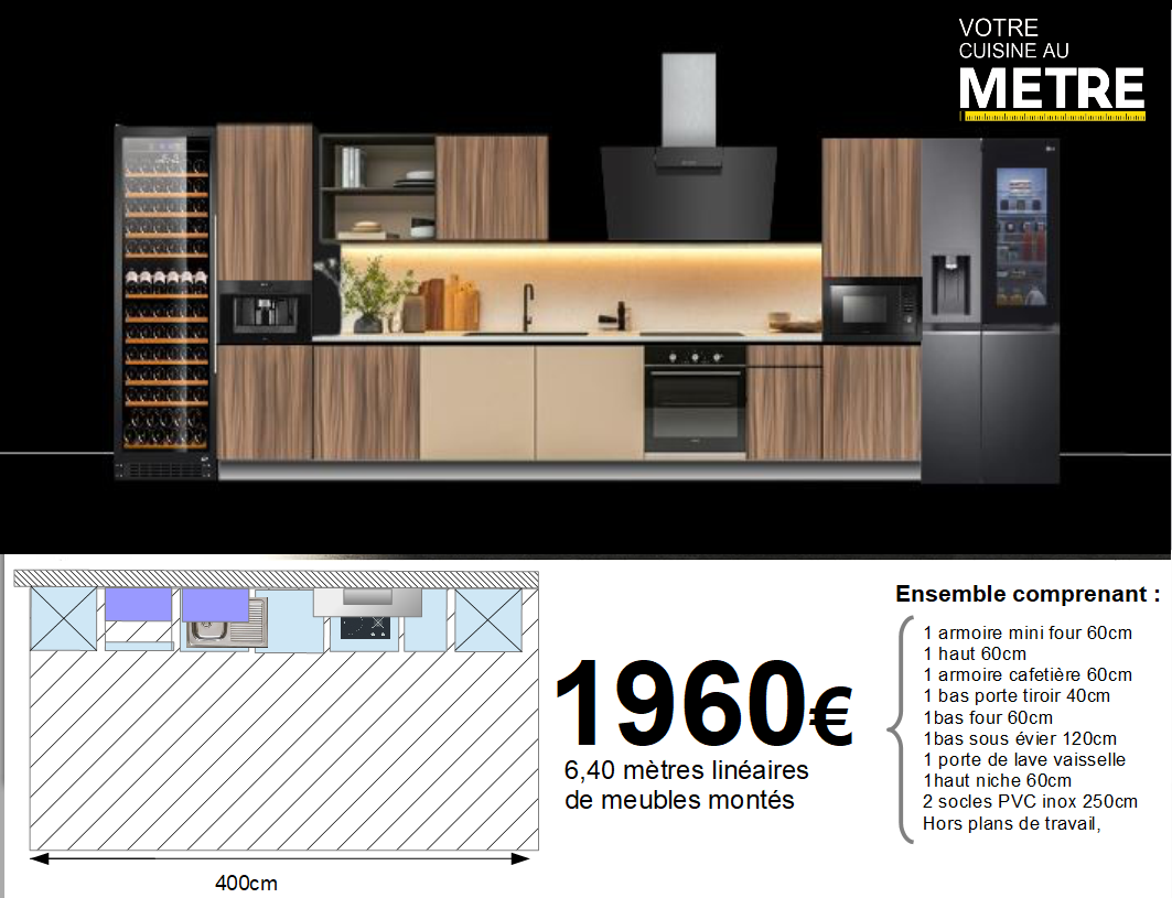 La cuisine au metre cuisiniste pau 2