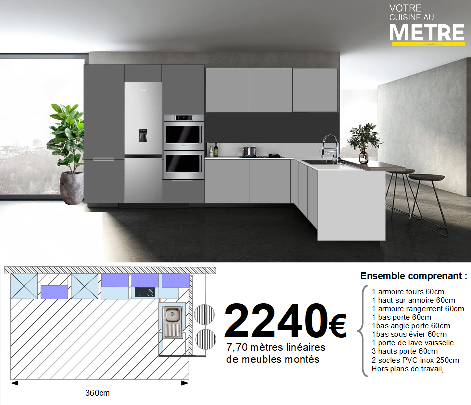 Cuisinje au metre cuisinova pau 1