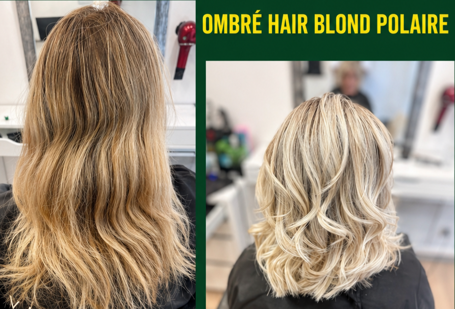 Découvrez notre expertise en ombré hair blond à Vienne avec des colorations lumineuses, élégantes et tendance réalisées sur mesure. Notre salon sublime vos cheveux grâce à un dégradé harmonieux apportant éclat, profondeur et effet naturel à votre chevelure. Spécialistes des transformations capillaires, nous réalisons des ombrés hair blonds adaptés à chaque style et chaque carnation pour un résultat moderne, raffiné et longue tenue