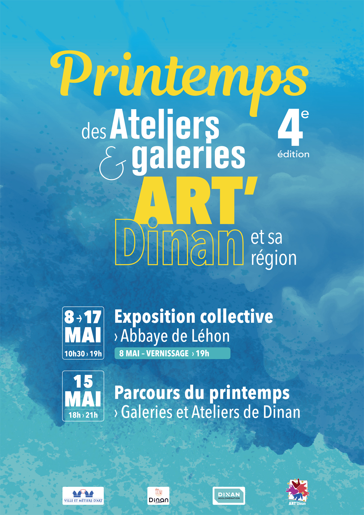 Affiche Printemps Art-Dinan-Flyer