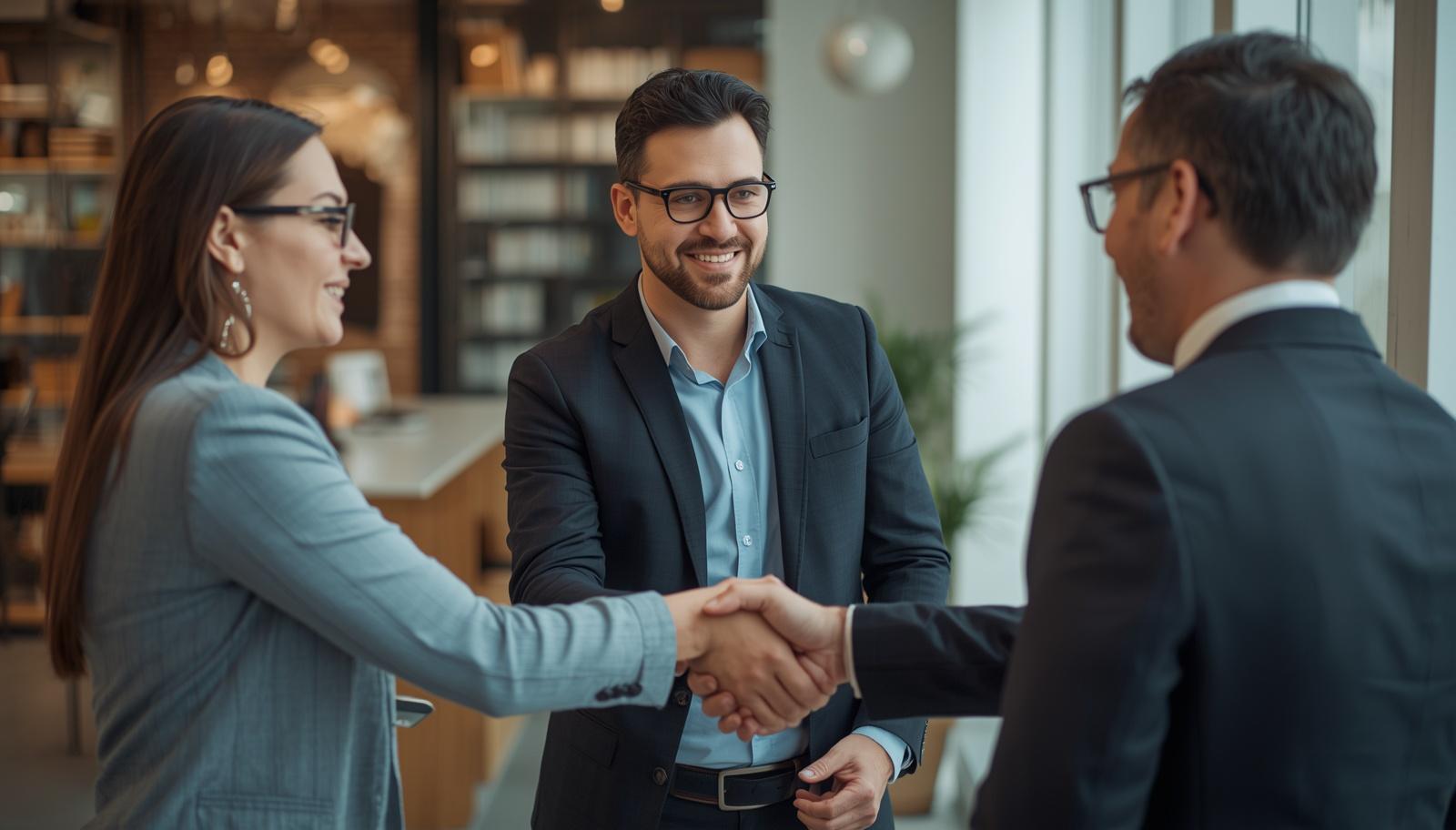 Fidelisation-client-relation-client-de-confiance-clients-reguliers-satisfaits-poignee-de-main-professionnelle-service-client-personnalise-ambiance-chaleureuse-et-professionnelle-photo-realiste