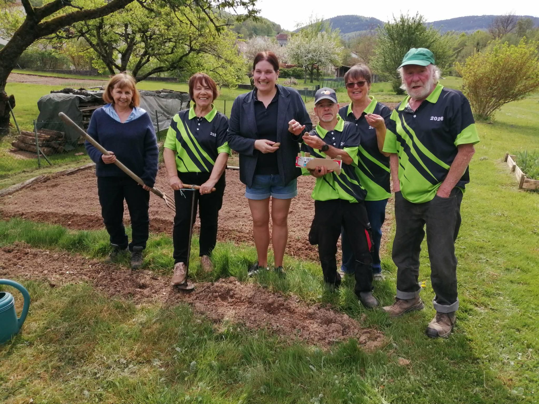 Les pommes de terre sont plantées ! 