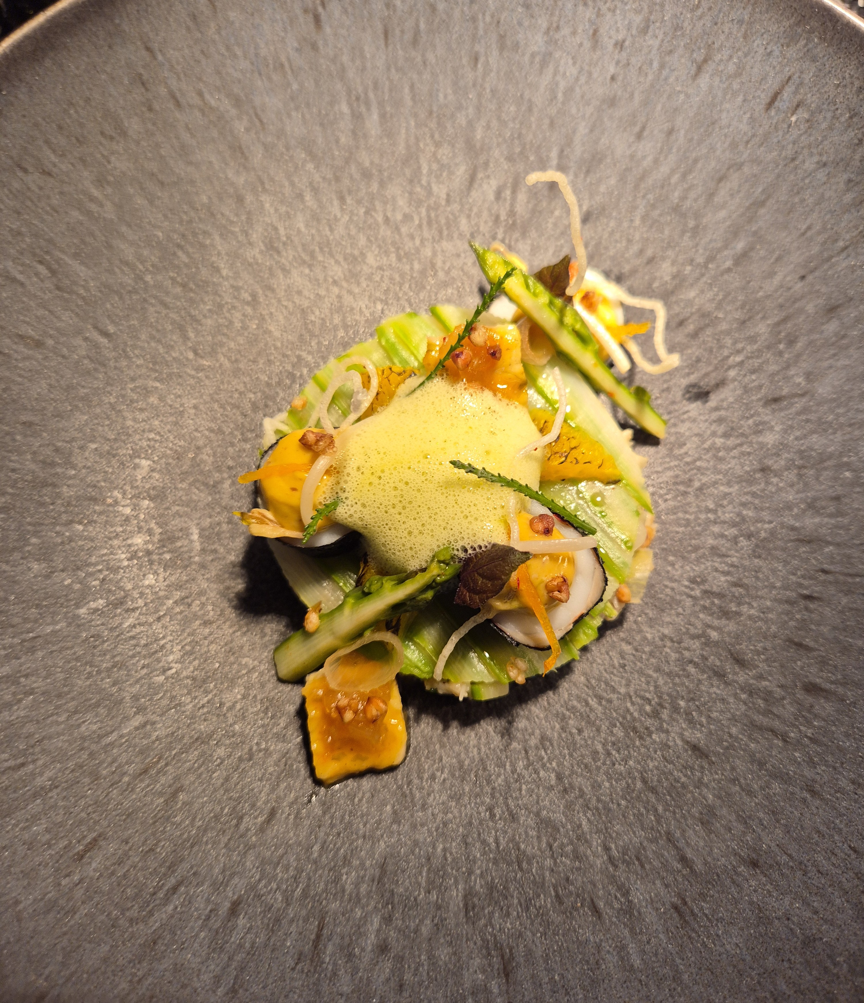 Crevette asperges sarrasin