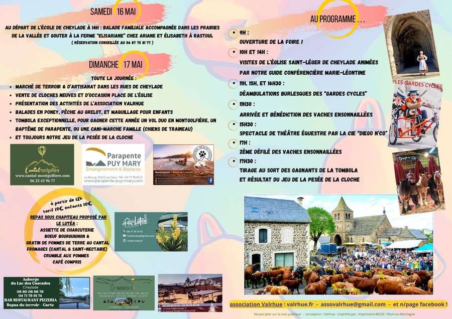 fête des cloches et des sonailles de cheylade