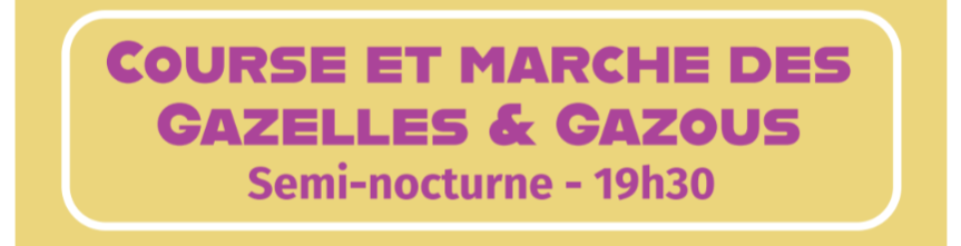 Course et marche des gazelles et gazous