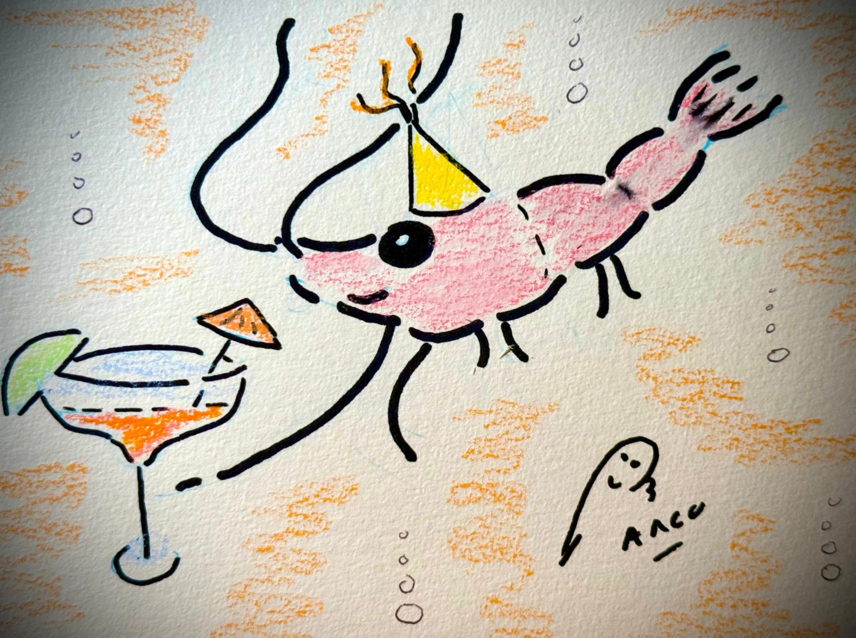 Dessin-crevettes