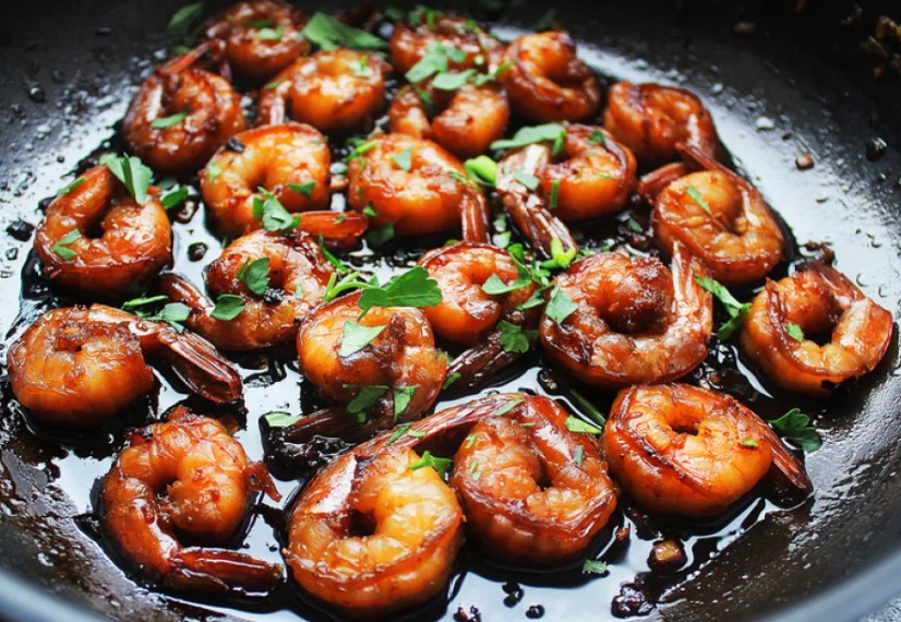 Crevettes-caramelisees