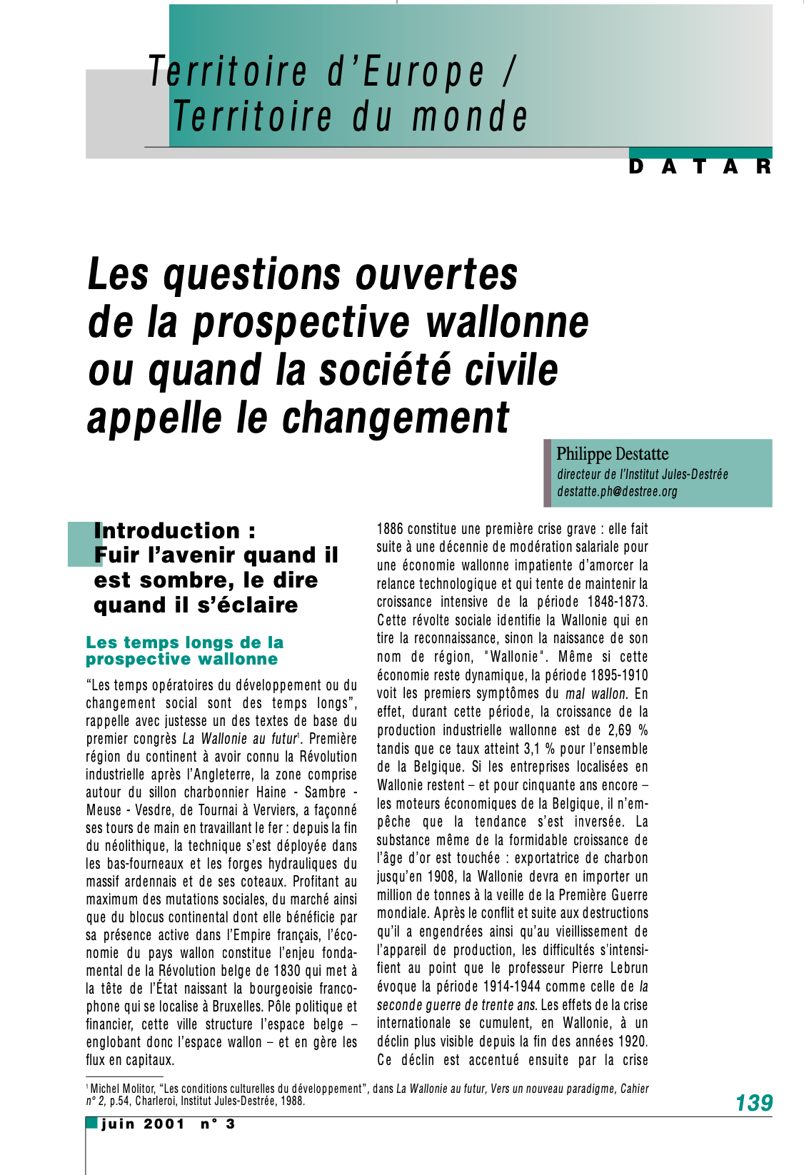 Destatte-Territoire2020 Cover