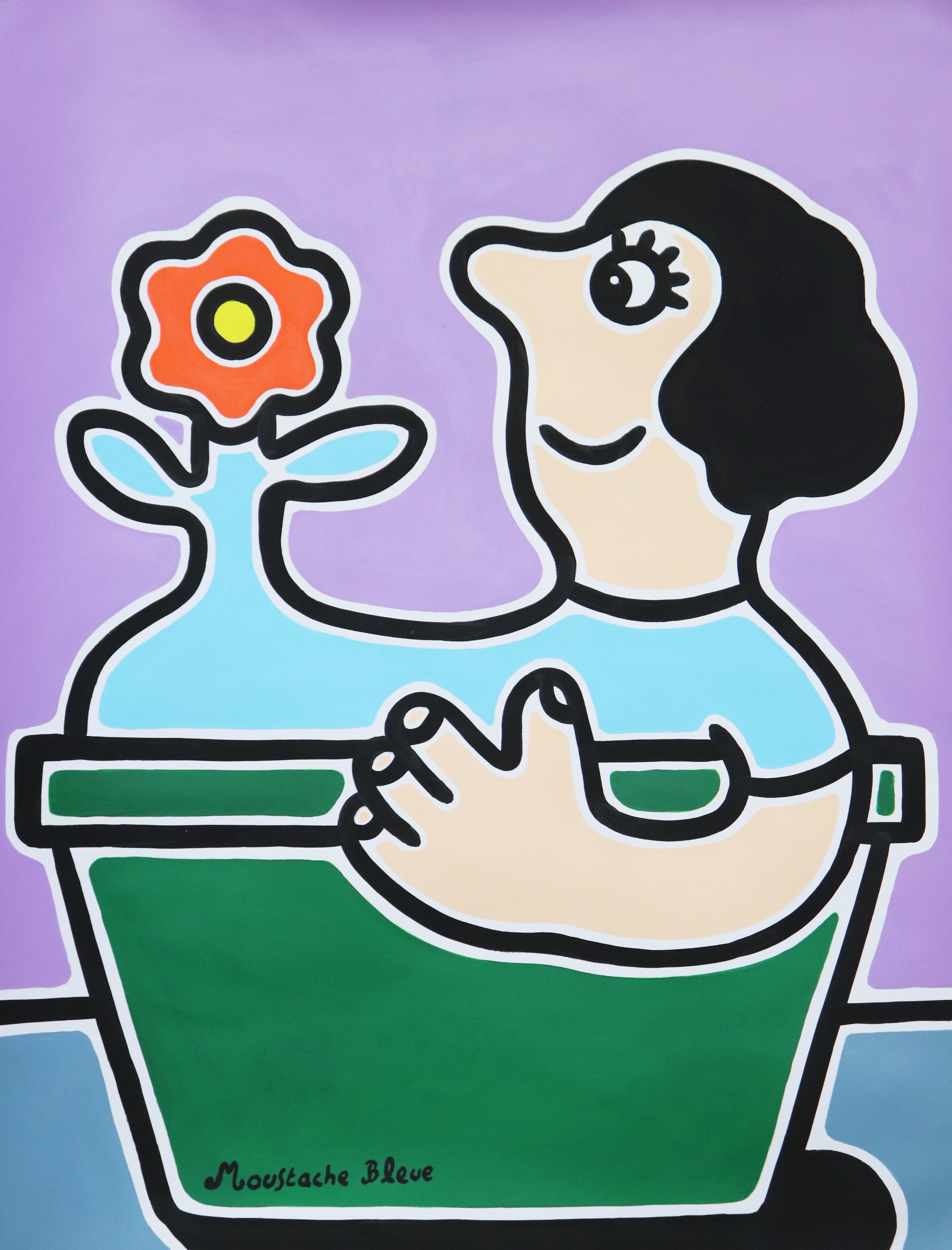 Femme fleur