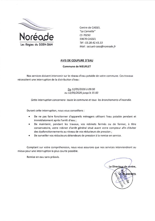 Coupure noread 12 mai