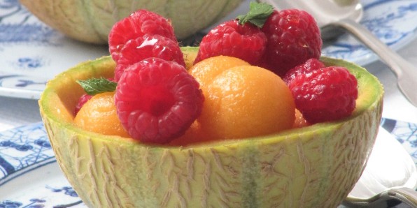 Melon-poele-a-la-framboise