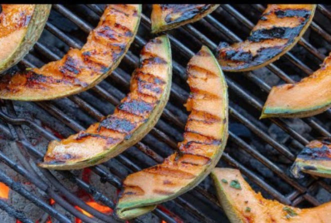 Melon-grille-au-caramel-de-soja